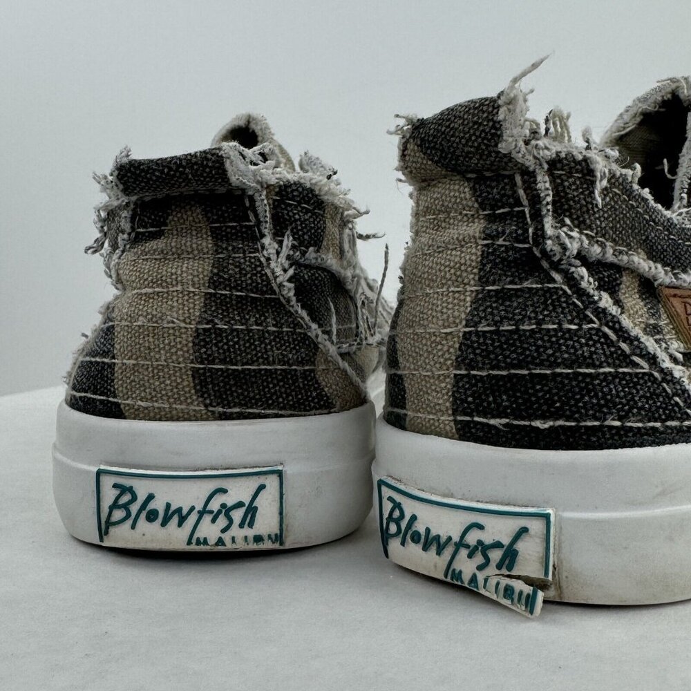 Blowfish Malibu Slip On Sneakers Womens Size 7 Multicolor Camouflage Canvas - Picture 10 of 15